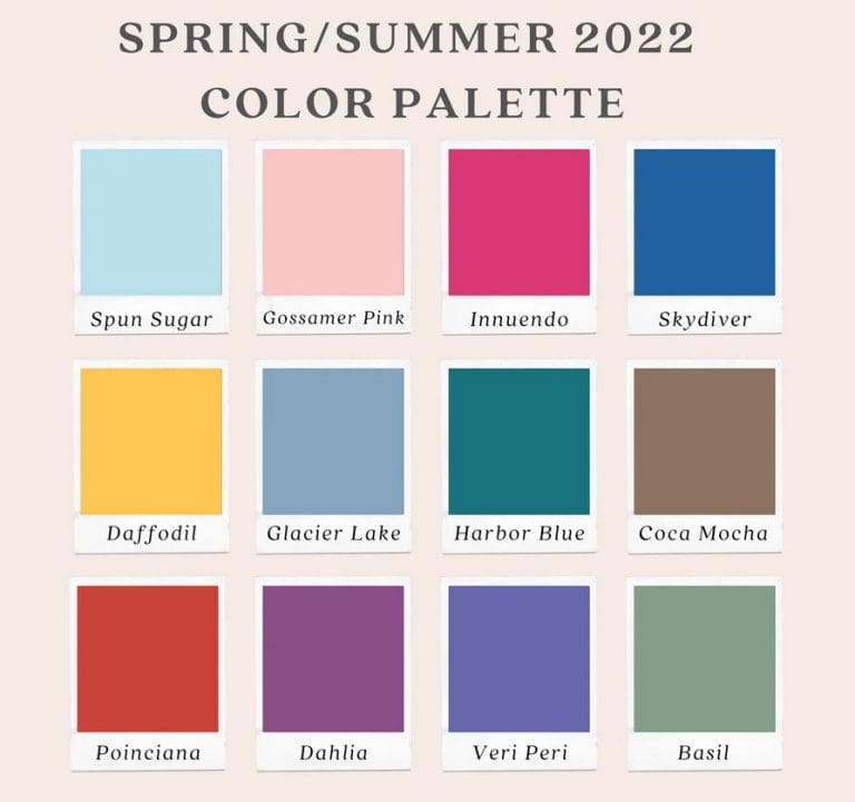 2022 Color Trends Altunlar Örme Tekstil